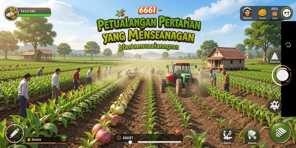 Tampilan gameplay menarik dari game 666I yang penuh warna dan interaksi.