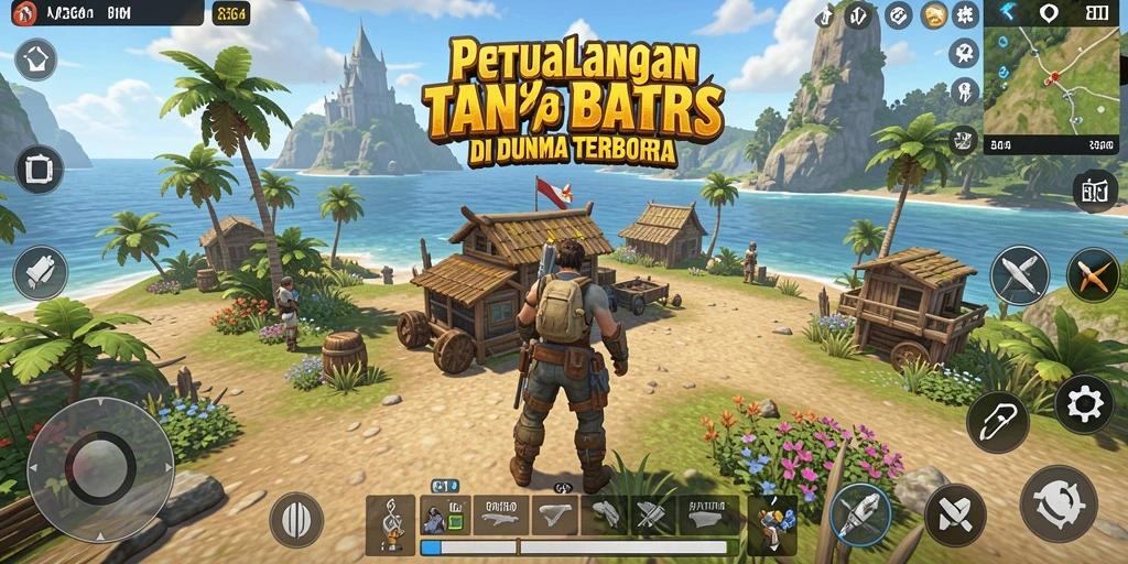 Tampilan gameplay 8364 yang menakjubkan di dunia terbuka.