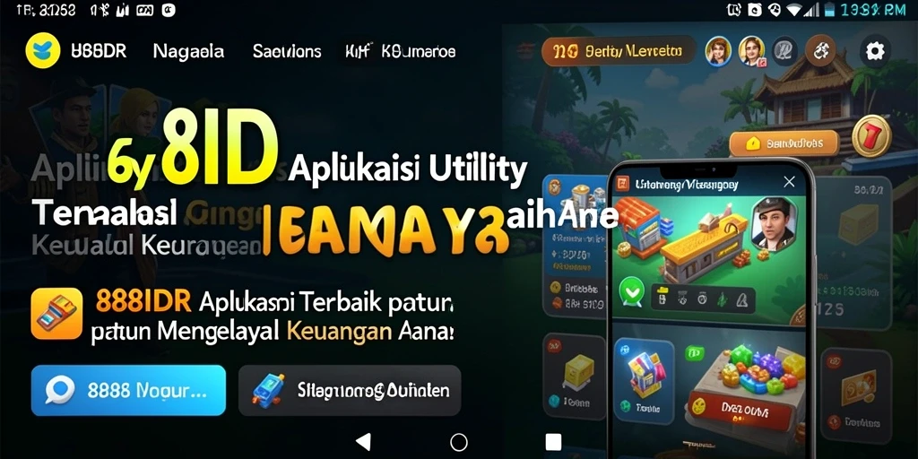 Tampilan antarmuka 888IDR yang menarik dan fungsional.