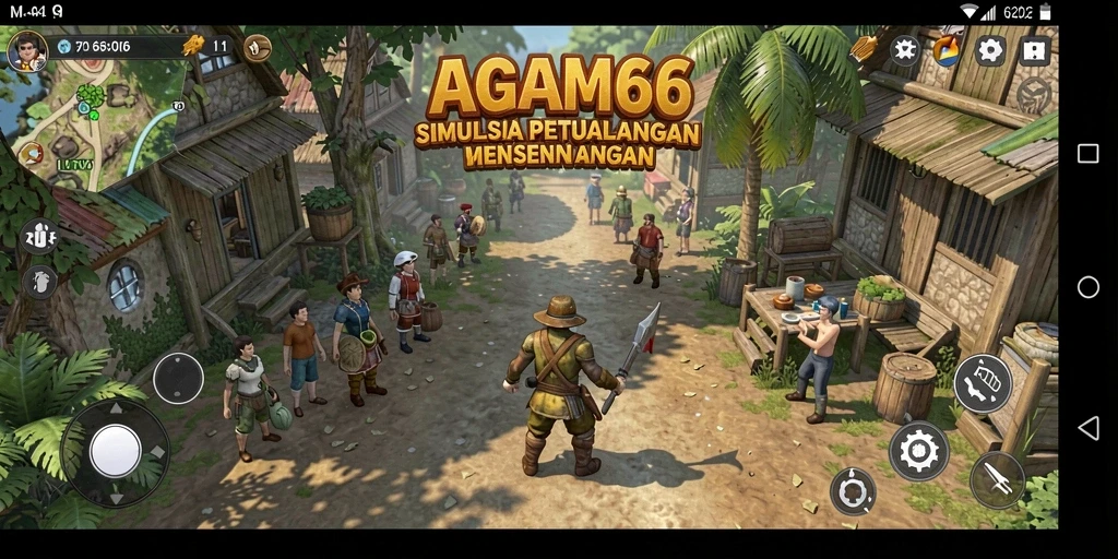 Tangkapan layar AGAM66 menampilkan gameplay yang menarik dan interaksi dalam simulasi.