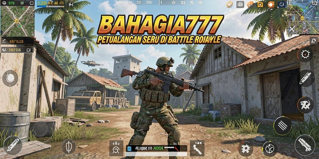 Tampilan gameplay seru dan menegangkan dalam BAHAGIA777.