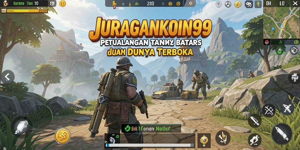 Screenshot JURAGANKOIN99 menampilkan aksi petualangan di dunia terbuka yang menawan.