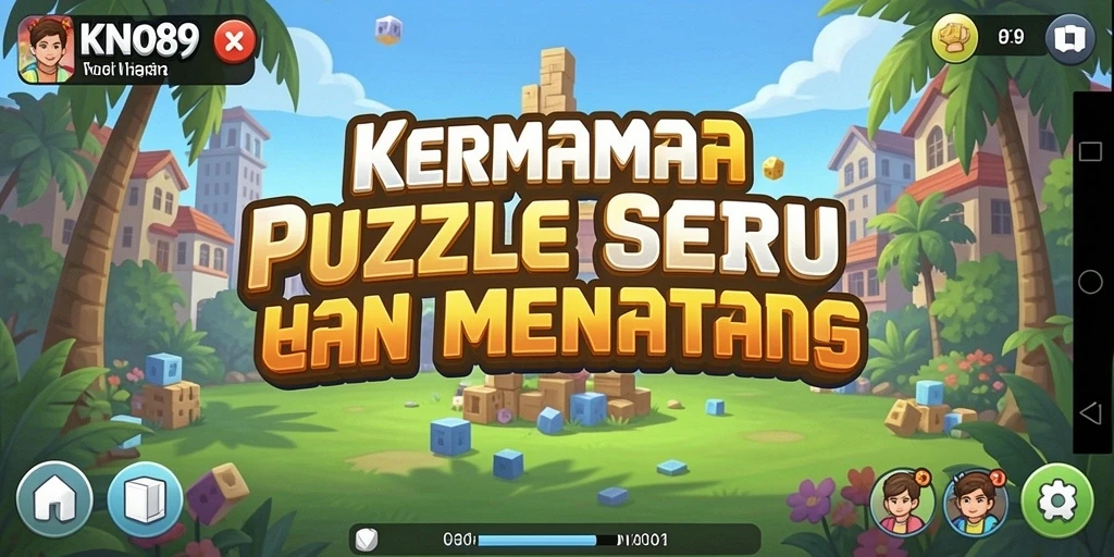 Tampilan gameplay KNO89 dengan teka-teki menantang dan desain menarik.