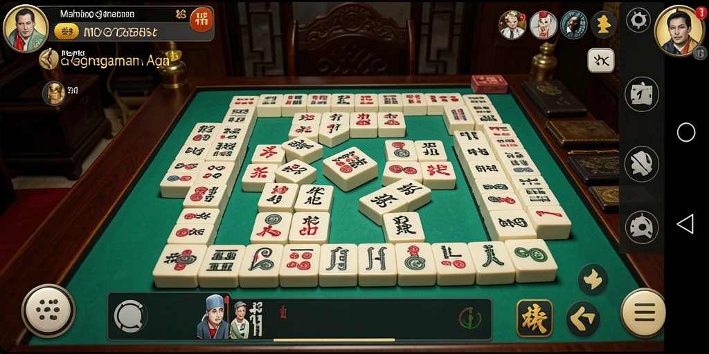 Screenshot dari gameplay Mahjong yang menarik di MPO555.