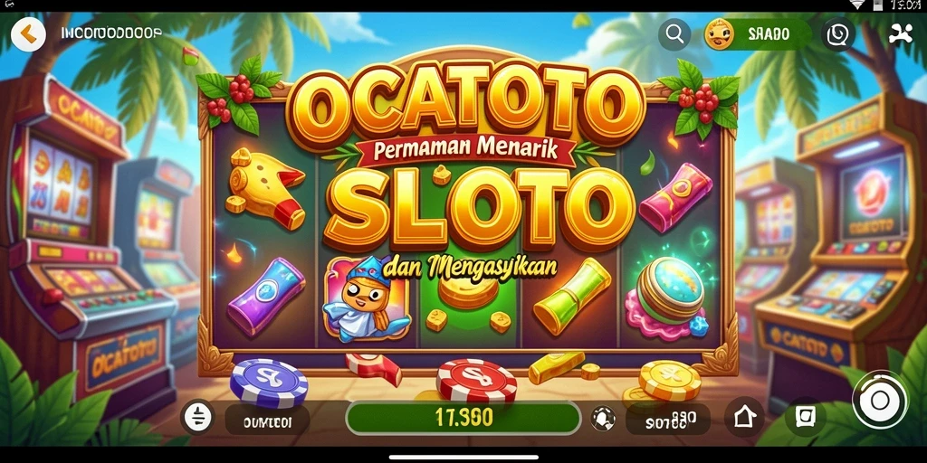Tampilan gameplay OCATOTO yang mendebarkan dan menyenangkan.