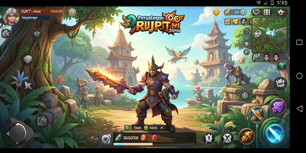 Gameplay seru di dunia fantasi OKJKT yang penuh petualangan.