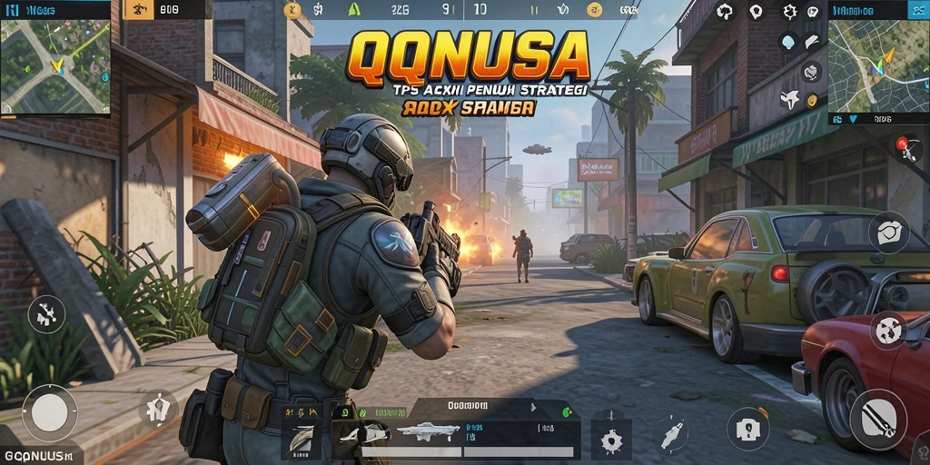 Screenshot gameplay QQNUSA dengan aksi menegangkan.