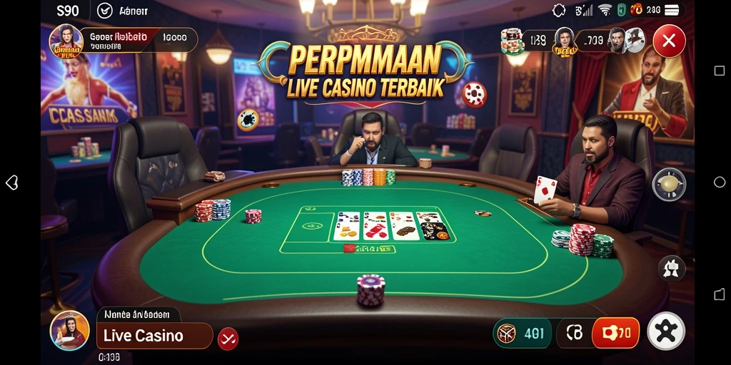 Tampilan gameplay Live Casino S80 yang mengesankan dan interaktif.