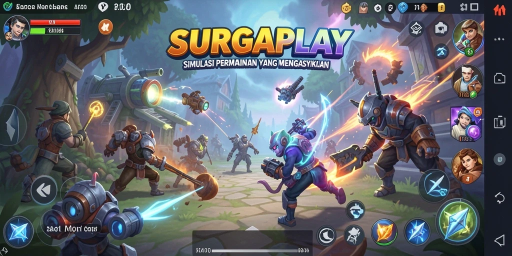Tampilan menarik dari gameplay SURGAPLAY yang menampilkan aksi simulasi.