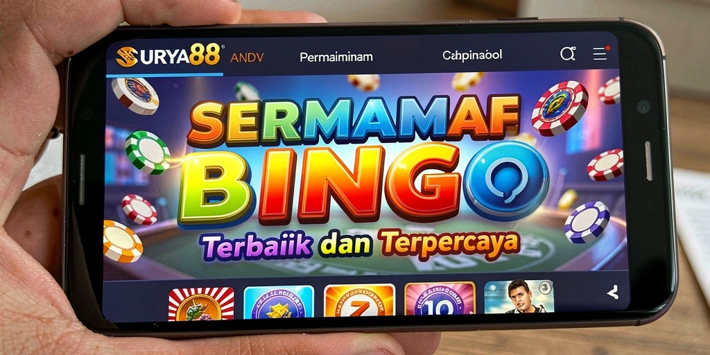 Tangkapan layar gameplay SURYA88 yang menampilkan keseruan bermain Bingo.